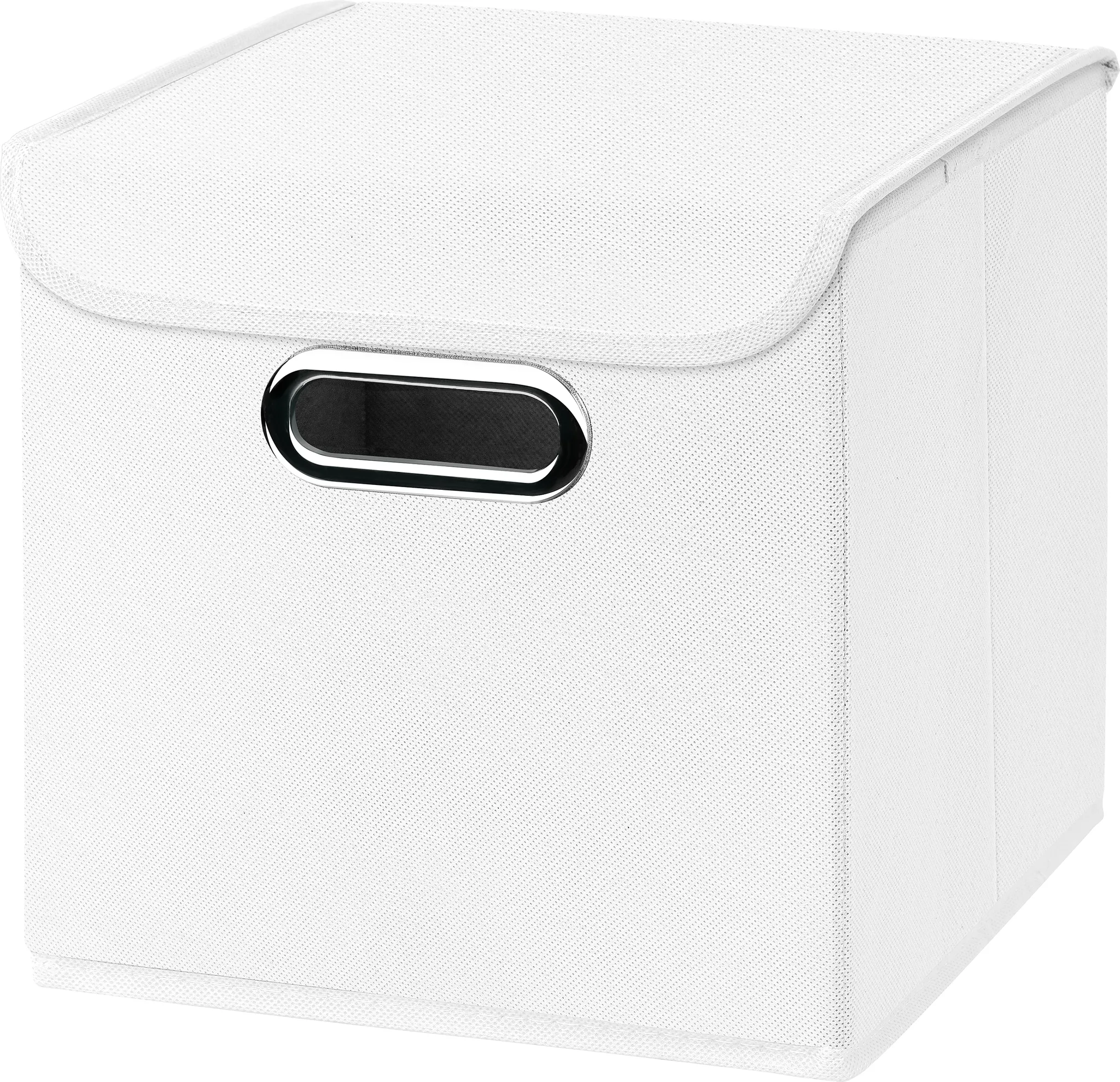 CM3 Faltbox – 25×25×25 cm, Weiß, mit Deckel