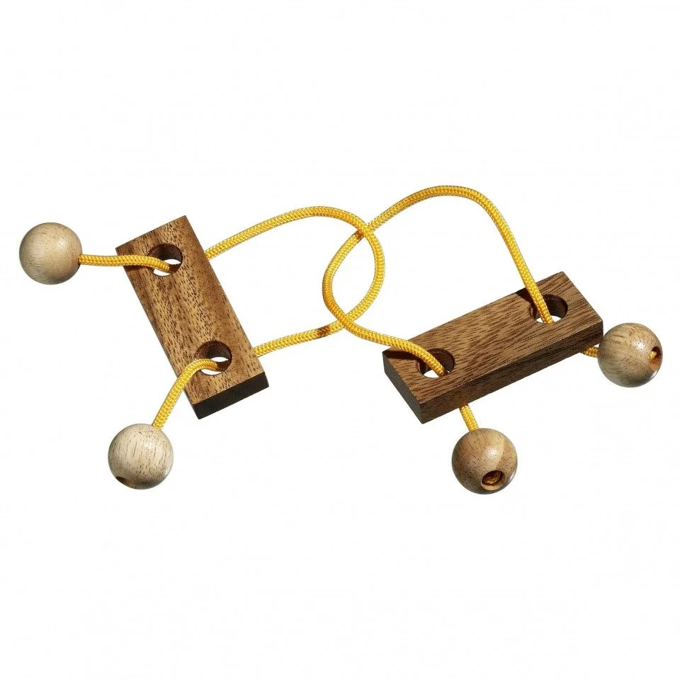 Doppelpuzzle Seil – Denk- und Knobelspiel