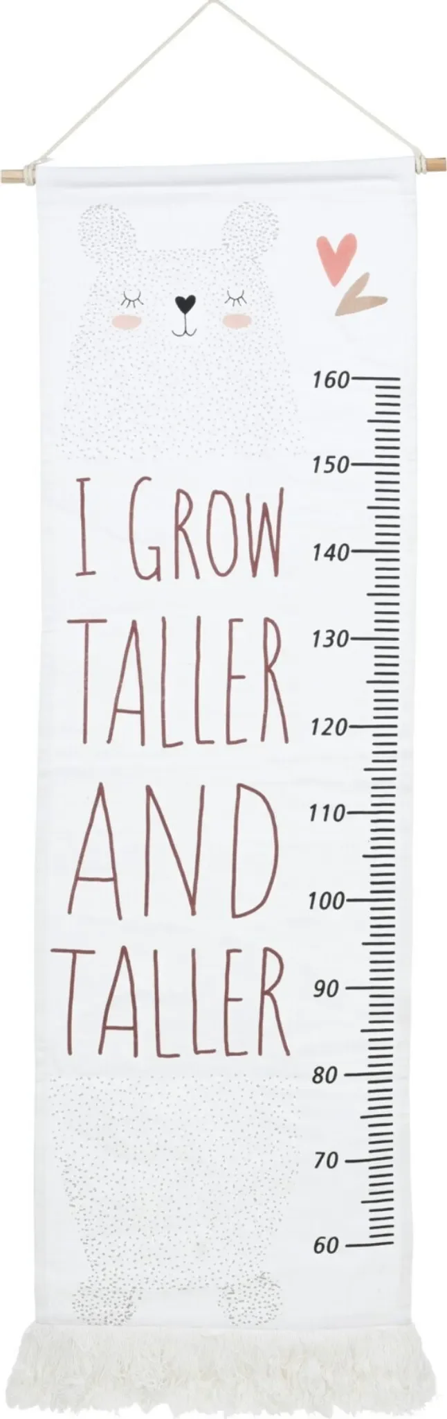 Messlatte aus Canvas – Kinder Größenmesser & Wanddeko
