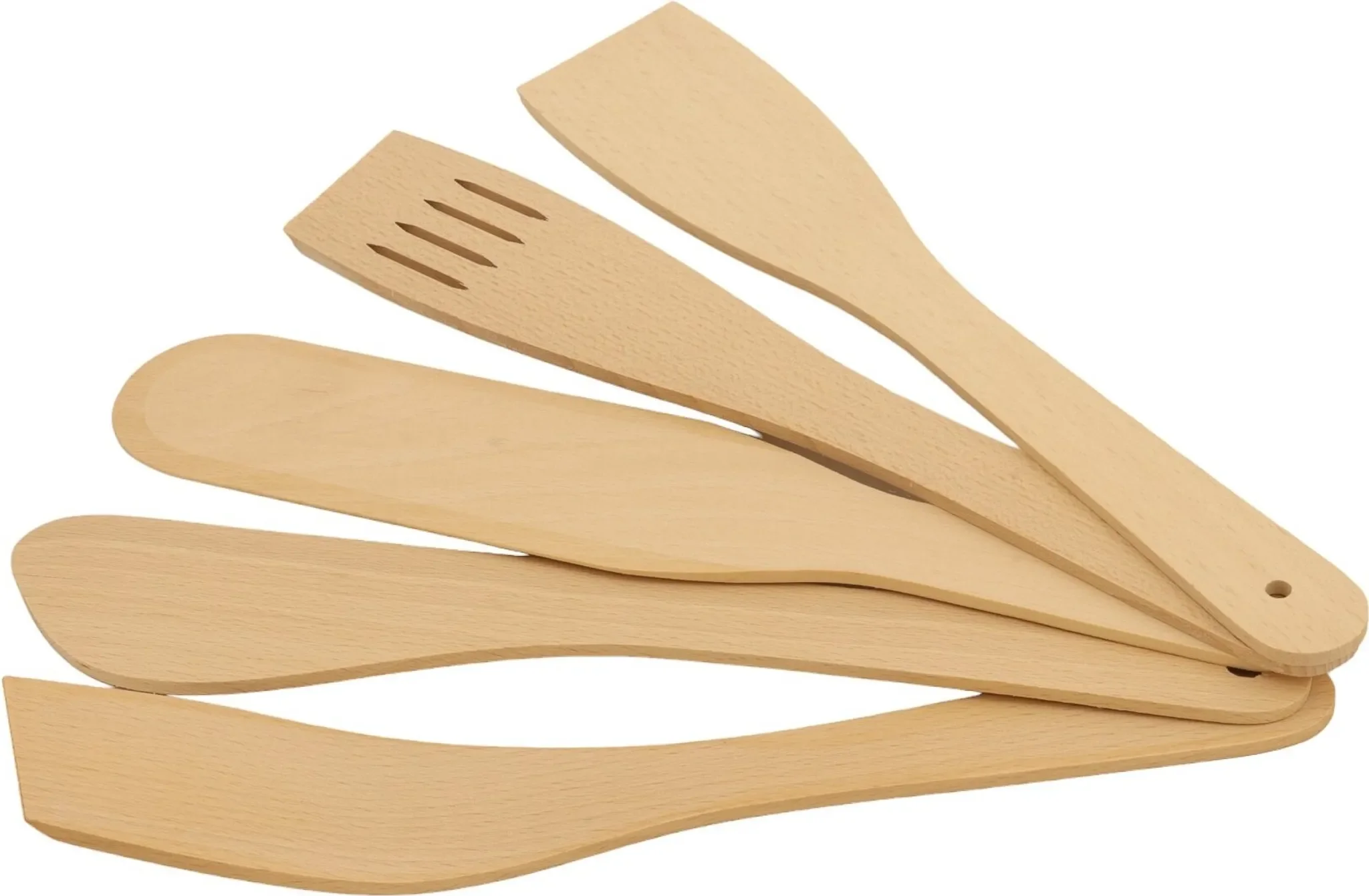 Set Küchenutensilien – 5 Teile, Holz